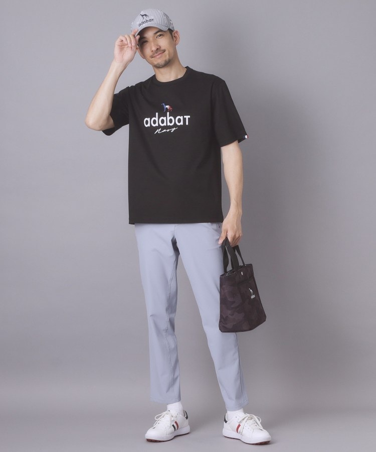 アダバット adabat 【ADABAT NAVY】アイスクリアコットン半袖ロゴT （トープ(054)） トープ(054)