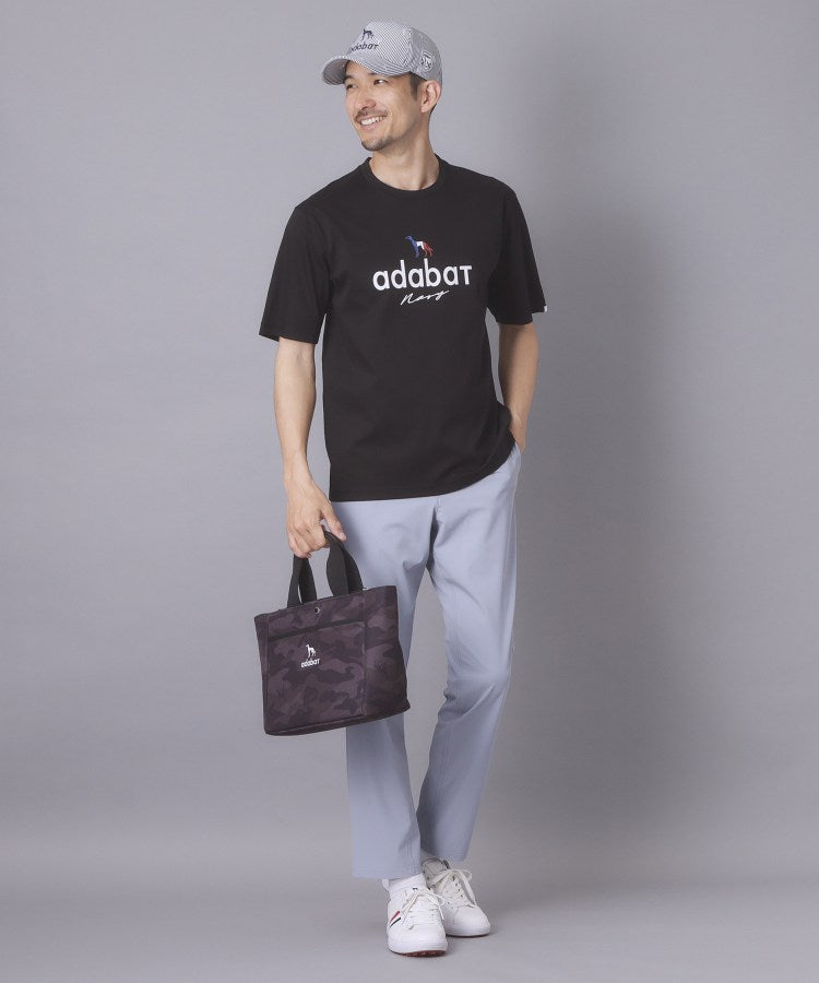 アダバット adabat 【ADABAT NAVY】アイスクリアコットン半袖ロゴT （トープ(054)） トープ(054)