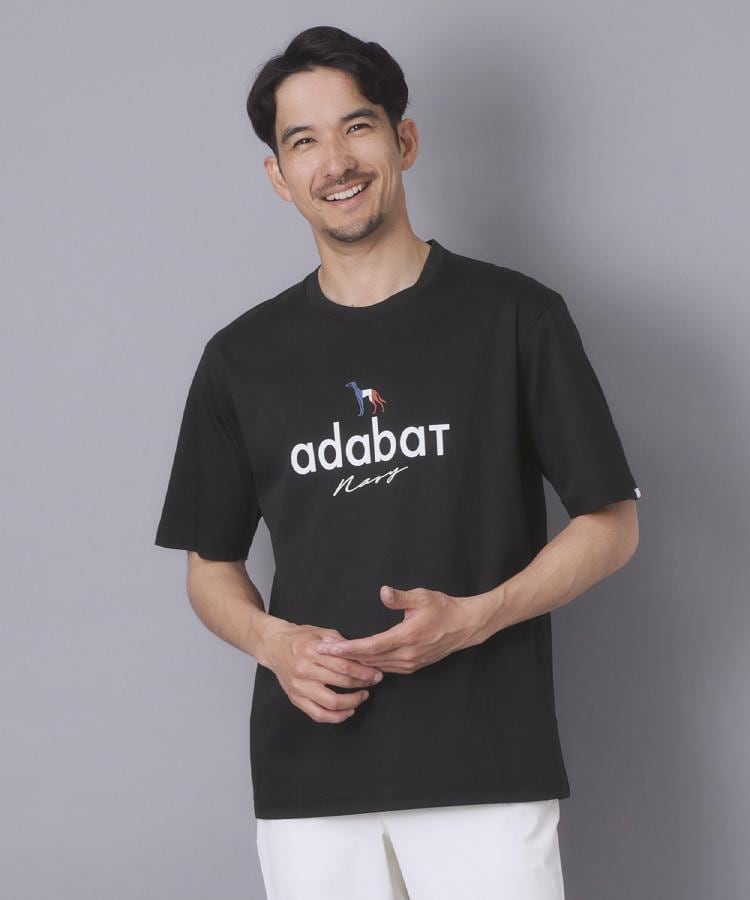 アダバット adabat 【ADABAT NAVY】アイスクリアコットン半袖ロゴT （トープ(054)） トープ(054)