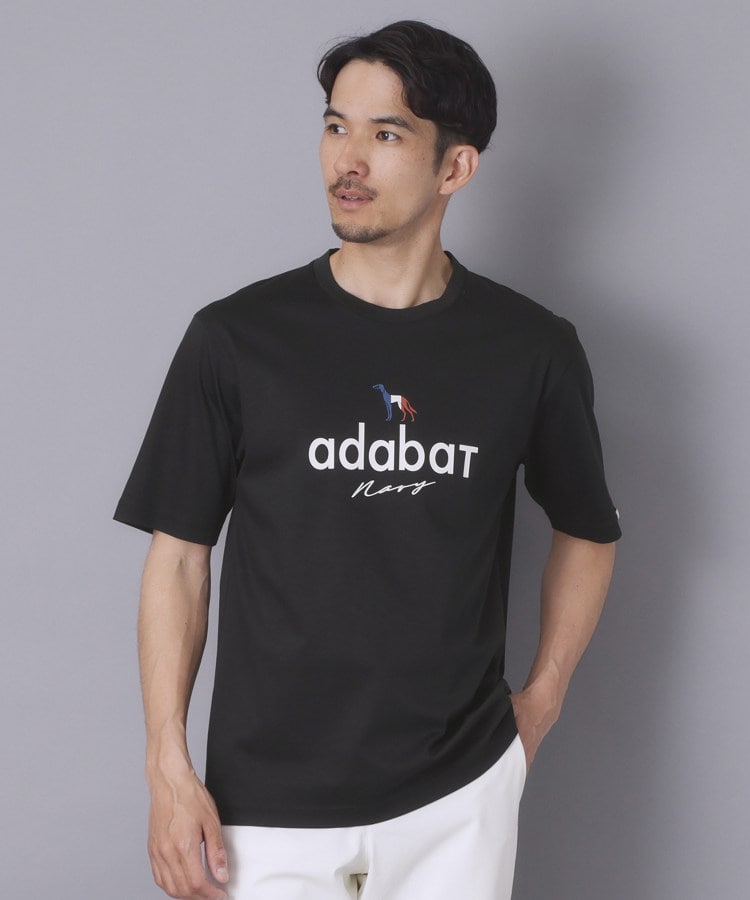 アダバット adabat 【ADABAT NAVY】アイスクリアコットン半袖ロゴT （トープ(054)） トープ(054)
