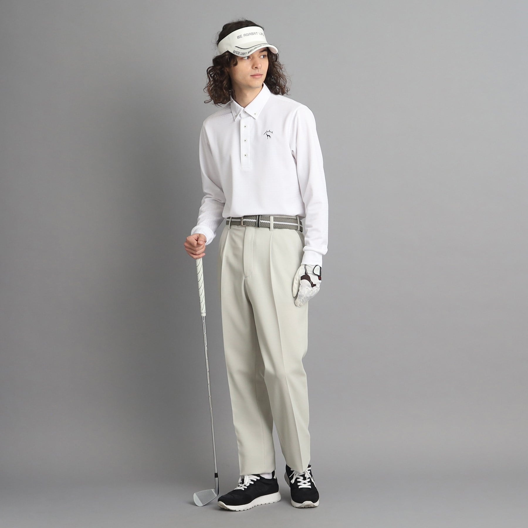 アダバット adabat ウエストストレッチ 1タック スラックスパンツ