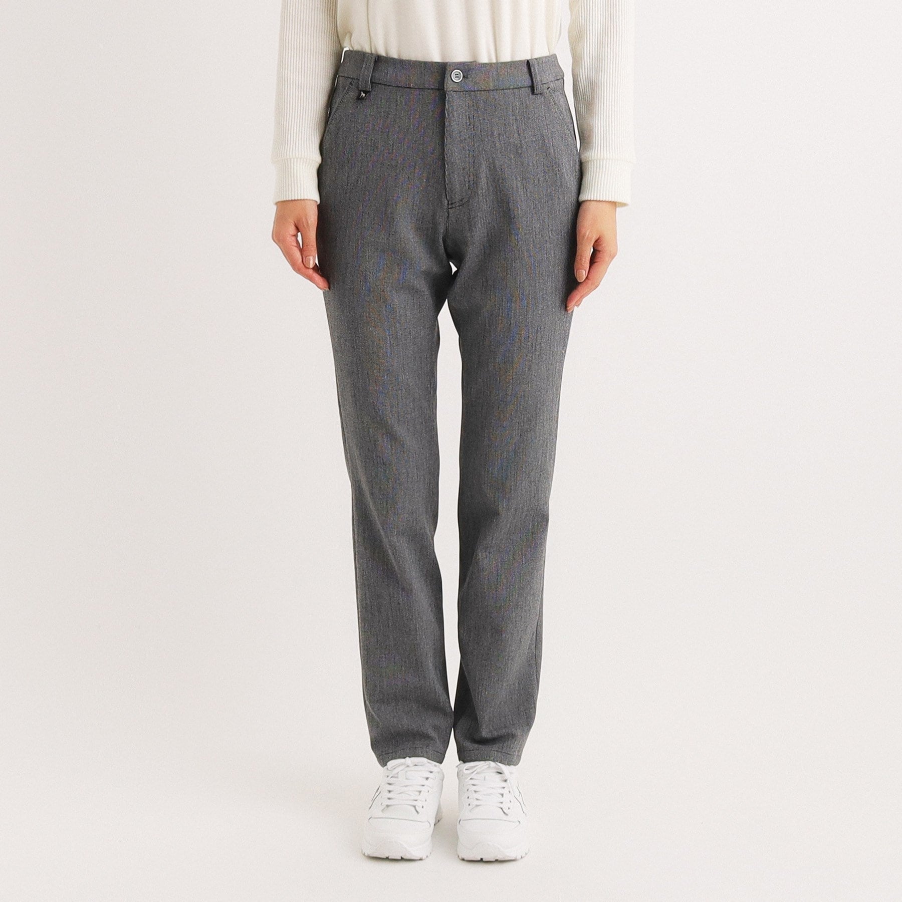 アダバット adabat ストレート ストレッチパンツ （ブラック(019)） ブラック(019)