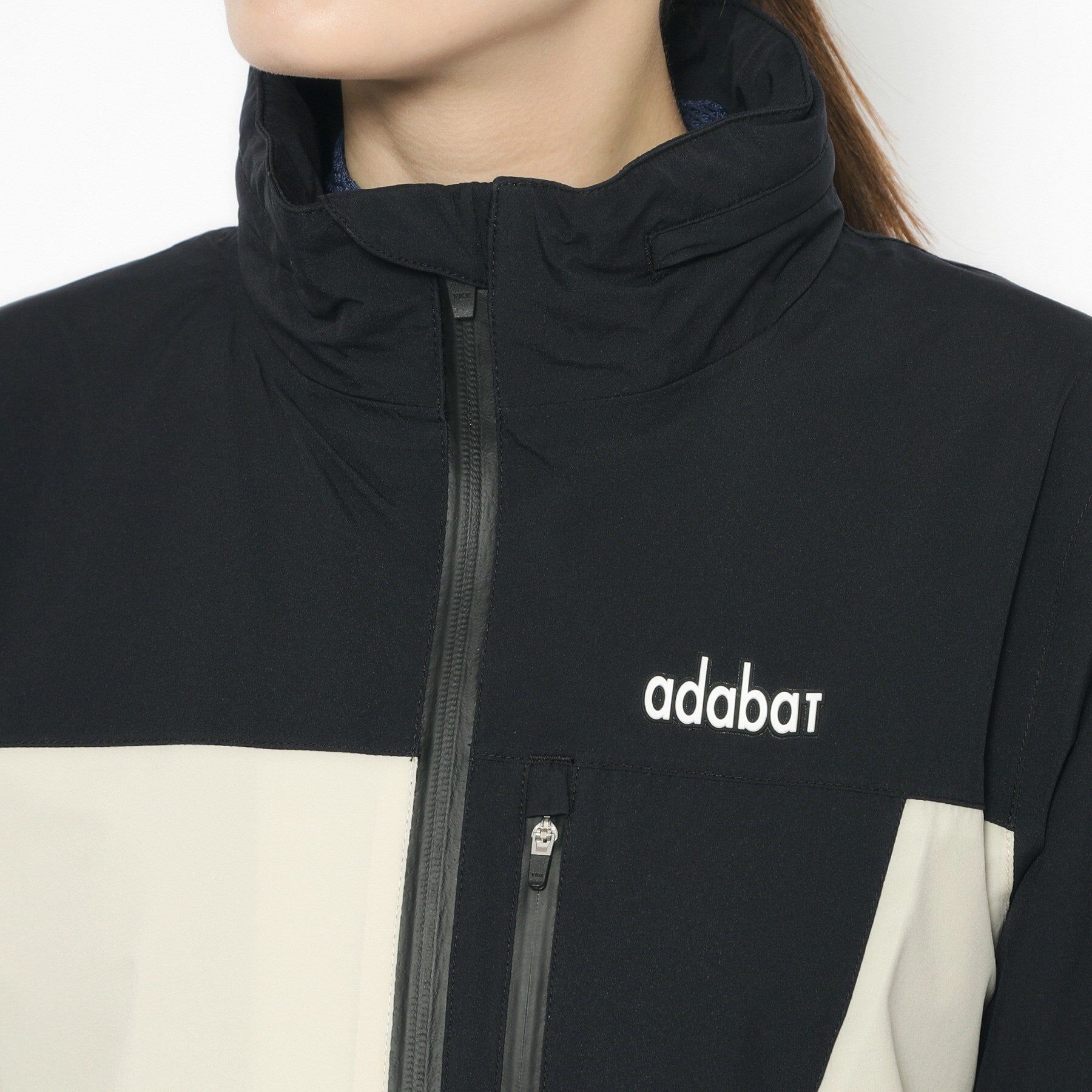 アダバット adabat 袖取り外し可能 レインブルゾン （ブラック(019)） ブラック(019)
