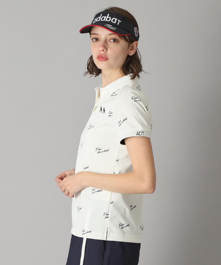 アダバット adabat 櫻井貴史×ADABAT NAVY 半袖ポロシャツ （ホワイト(101)） ホワイト(101)