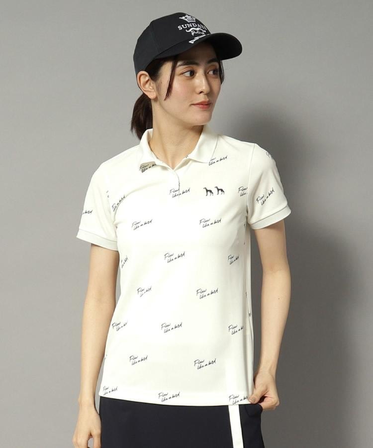 アダバット adabat 櫻井貴史×ADABAT NAVY 半袖ポロシャツ （ホワイト(101)） ホワイト(101)