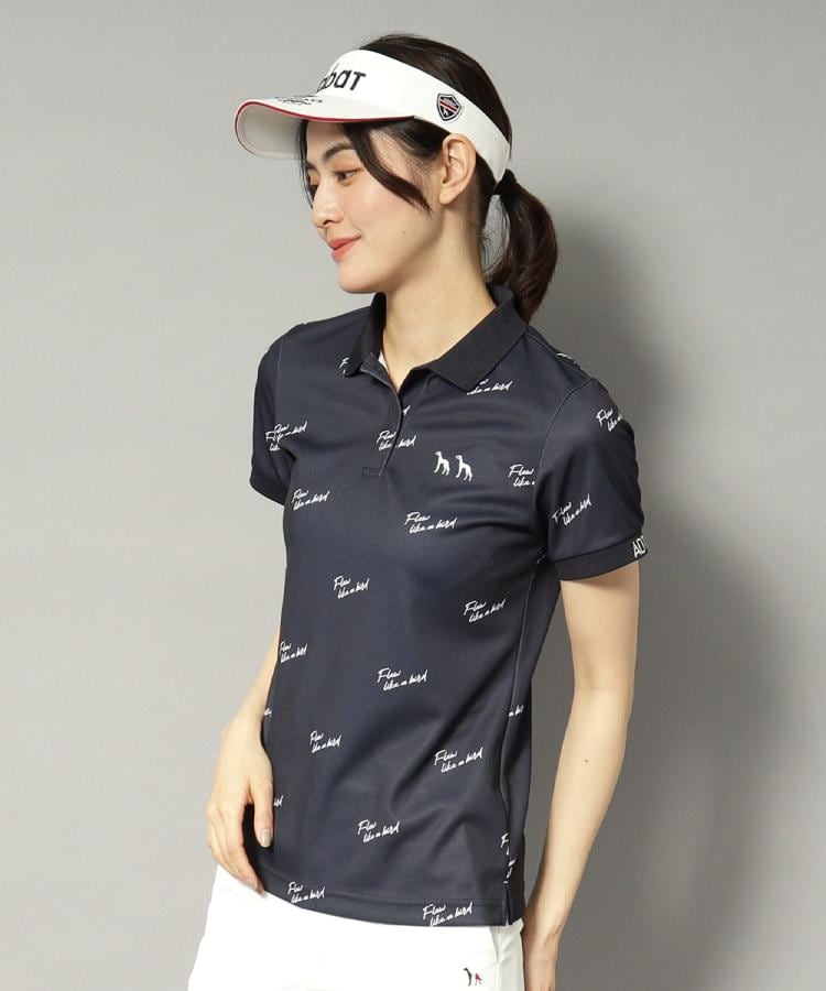 アダバット adabat 櫻井貴史×ADABAT NAVY 半袖ポロシャツ （ホワイト(101)） ホワイト(101)