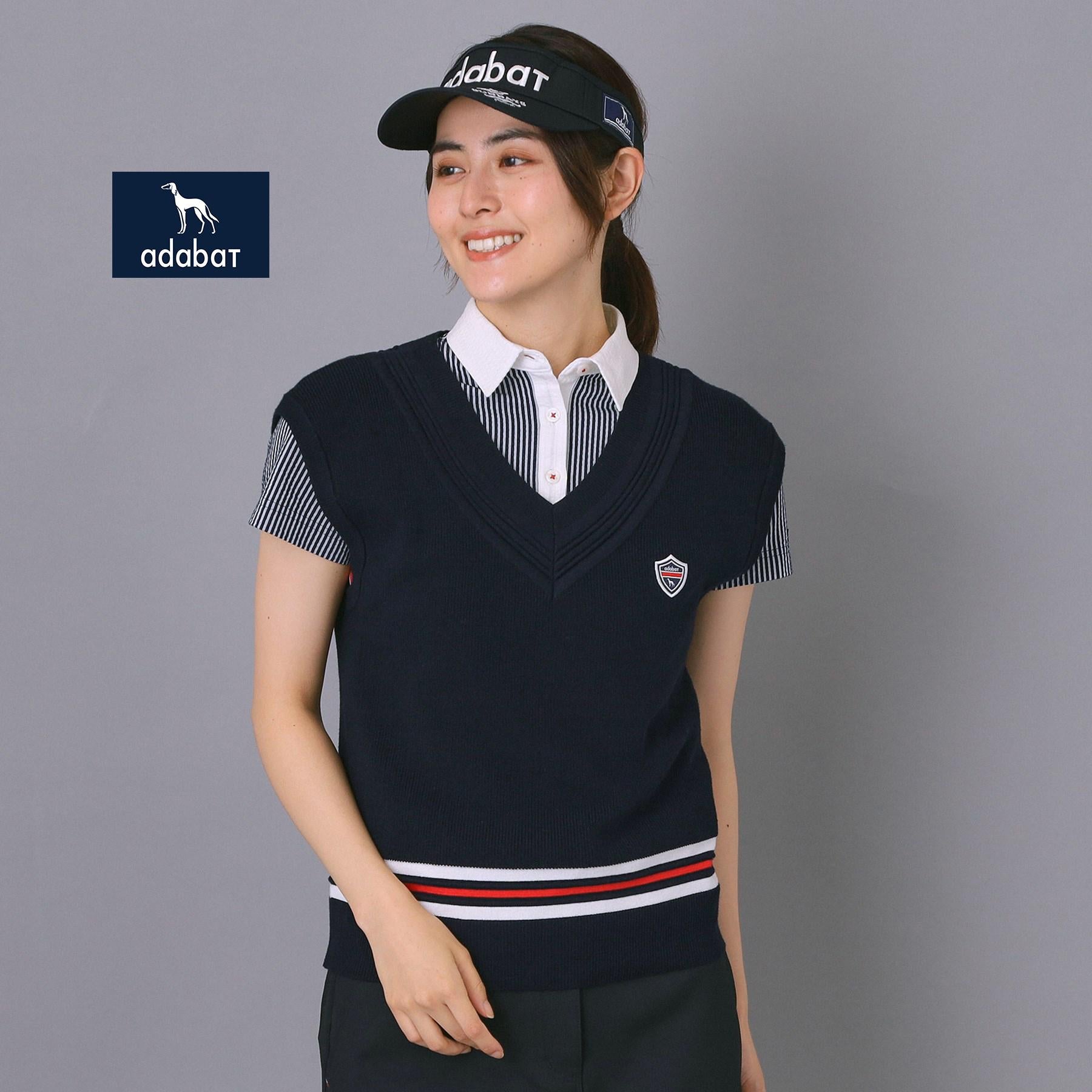 アダバット adabat 【ADABAT NAVY】オフショルダーチルデンベスト （ネイビー(094)） ネイビー(094)