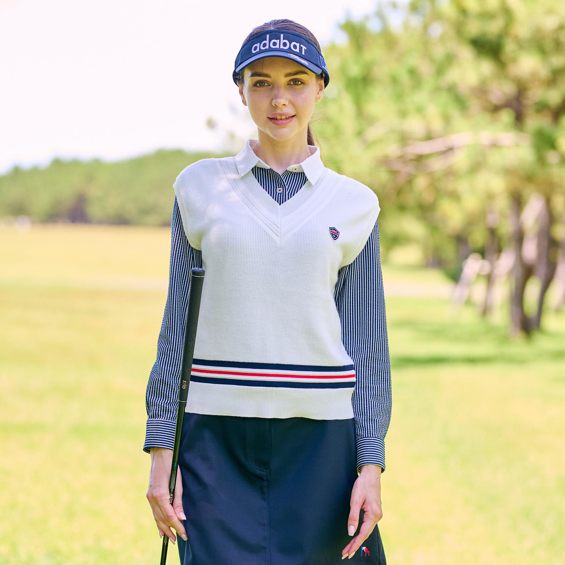 アダバット adabat 【ADABAT NAVY】オフショルダーチルデンベスト （ネイビー(094)） ネイビー(094)