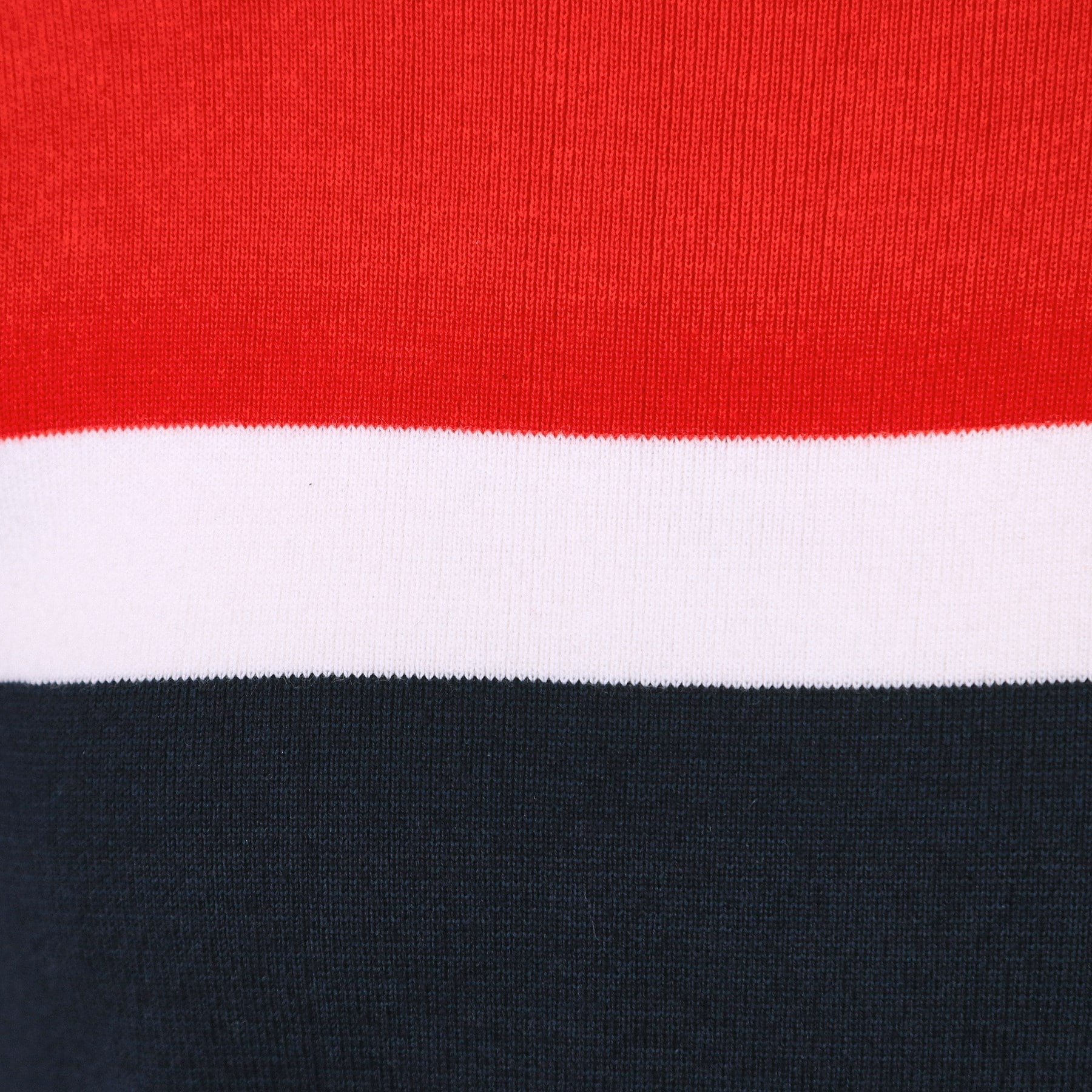 アダバット adabat 【ADABAT NAVY】トリコロールスプリットカラーニット （レッド(062)） レッド(062)