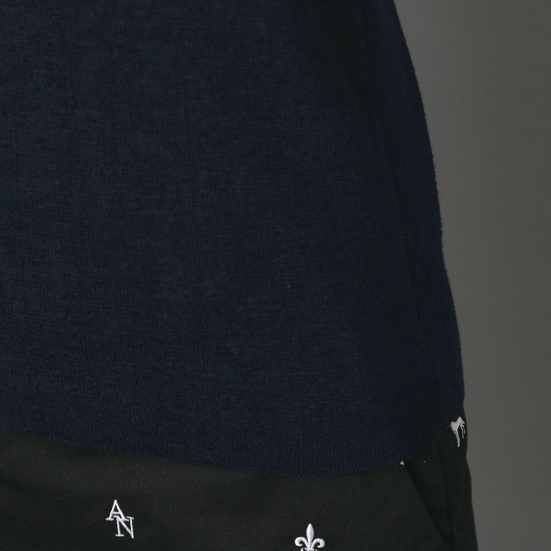 アダバット adabat 【ADABAT NAVY】トリコロールスプリットカラーニット （レッド(062)） レッド(062)