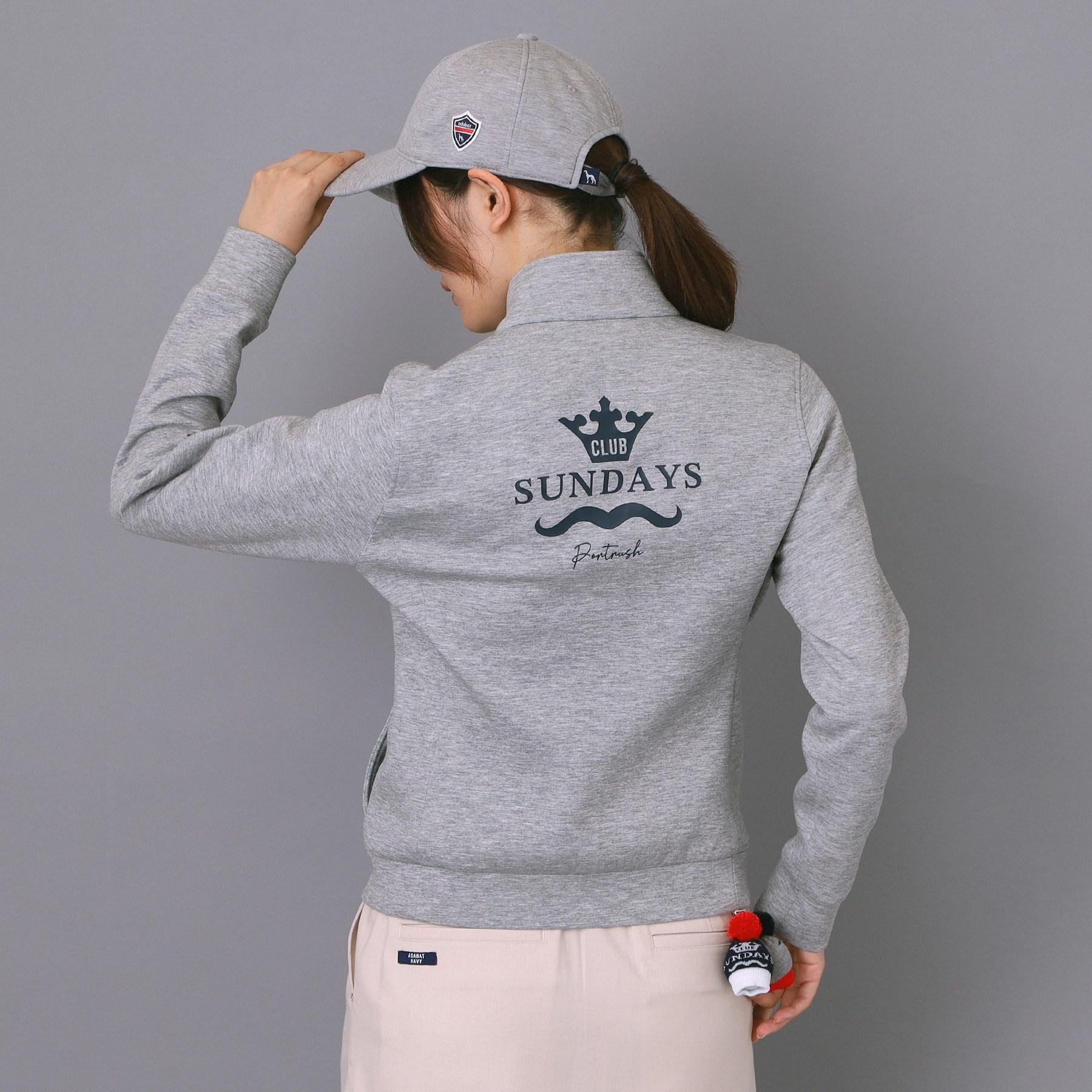 アダバット adabat 【ADABAT NAVY】ライトスムースジップブルゾン （ライトグレー(010)） ライトグレー(010)