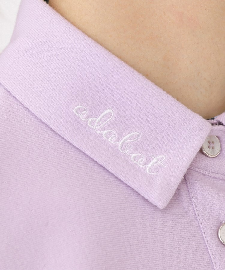 アダバット adabat 起毛ストレッチ長袖ポロシャツ （ホワイト(001)） ホワイト(001)