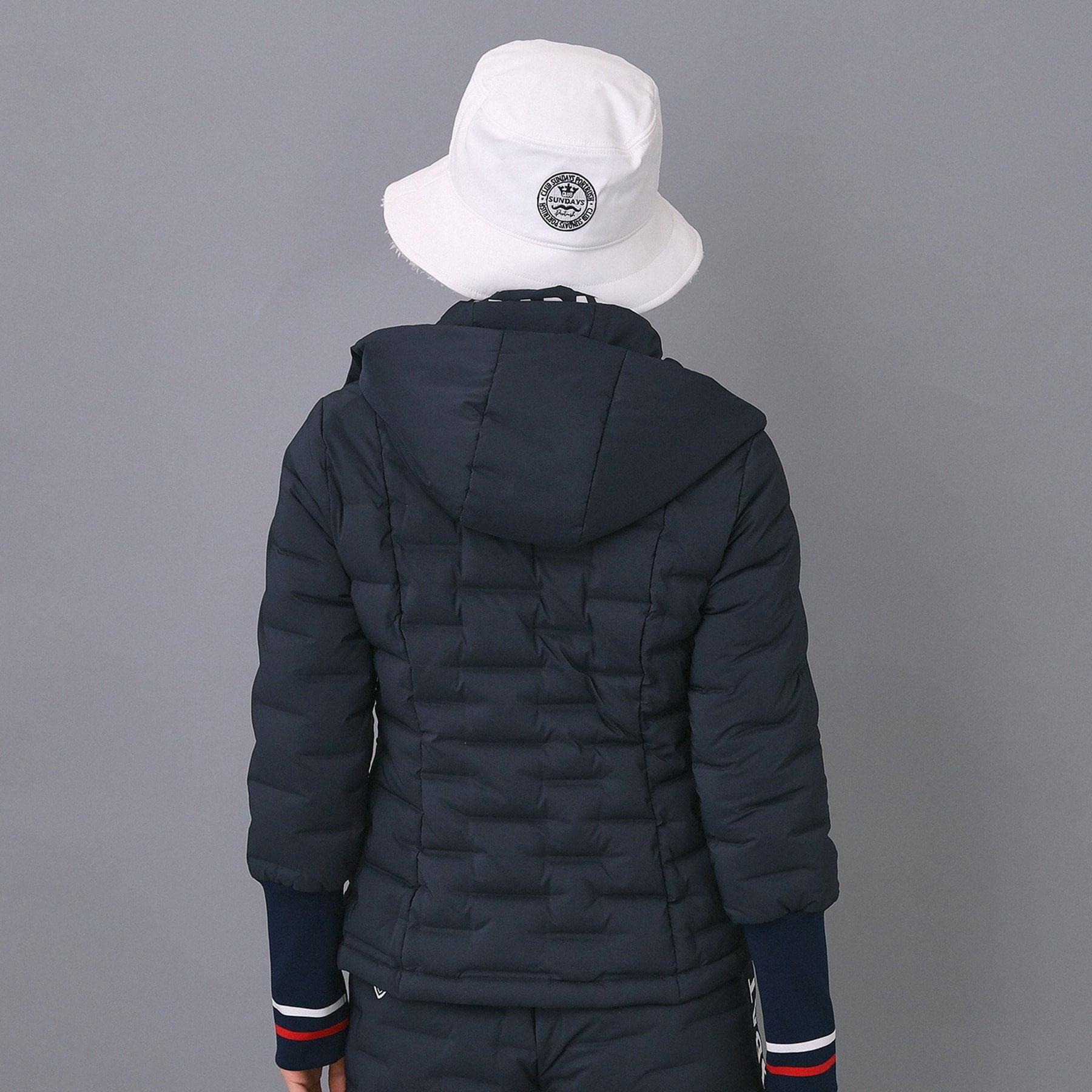 アダバット adabat 【ADABAT NAVY】2WAYストレッチダウンジャケット （ホワイト(001)） ホワイト(001)