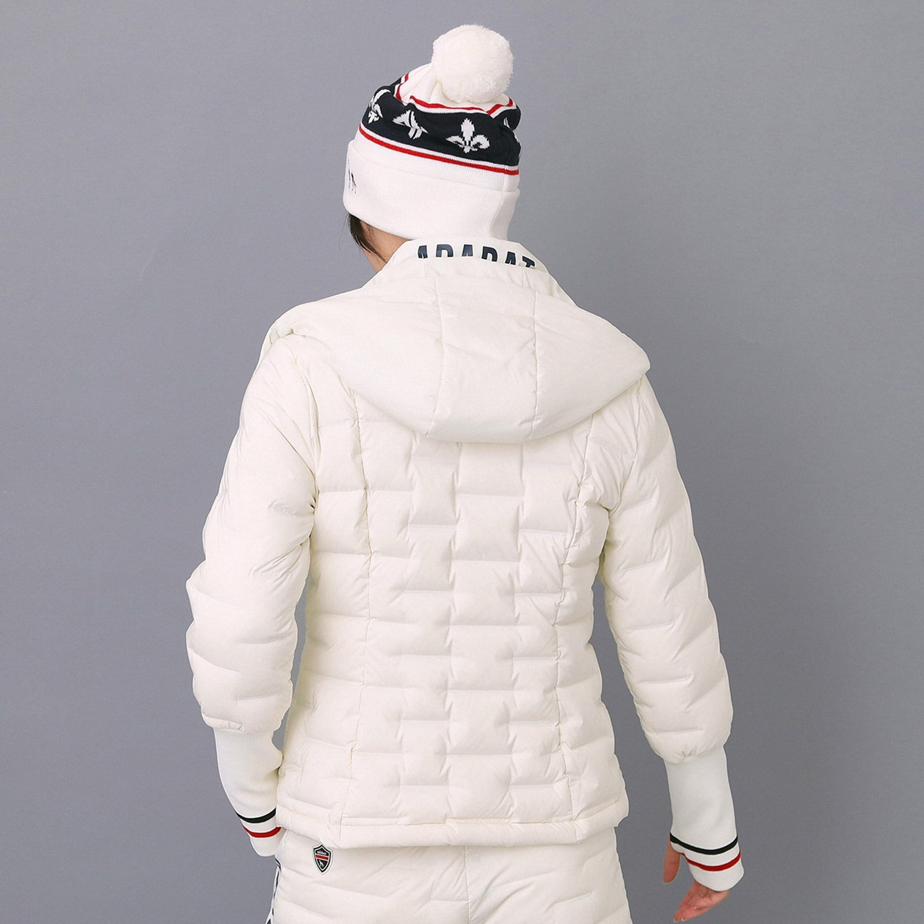 アダバット adabat 【ADABAT NAVY】2WAYストレッチダウンジャケット （ホワイト(001)） ホワイト(001)