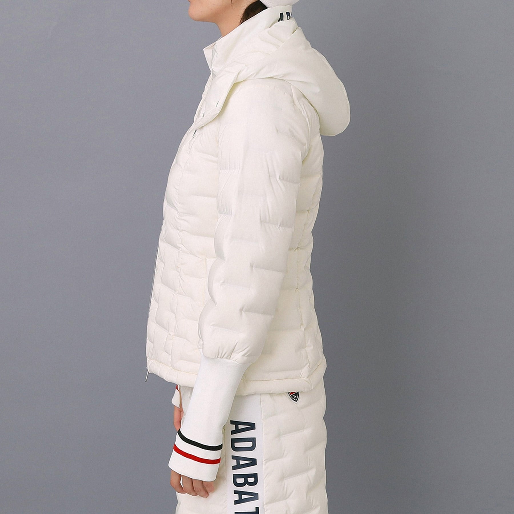 アダバット adabat 【ADABAT NAVY】2WAYストレッチダウンジャケット （ホワイト(001)） ホワイト(001)