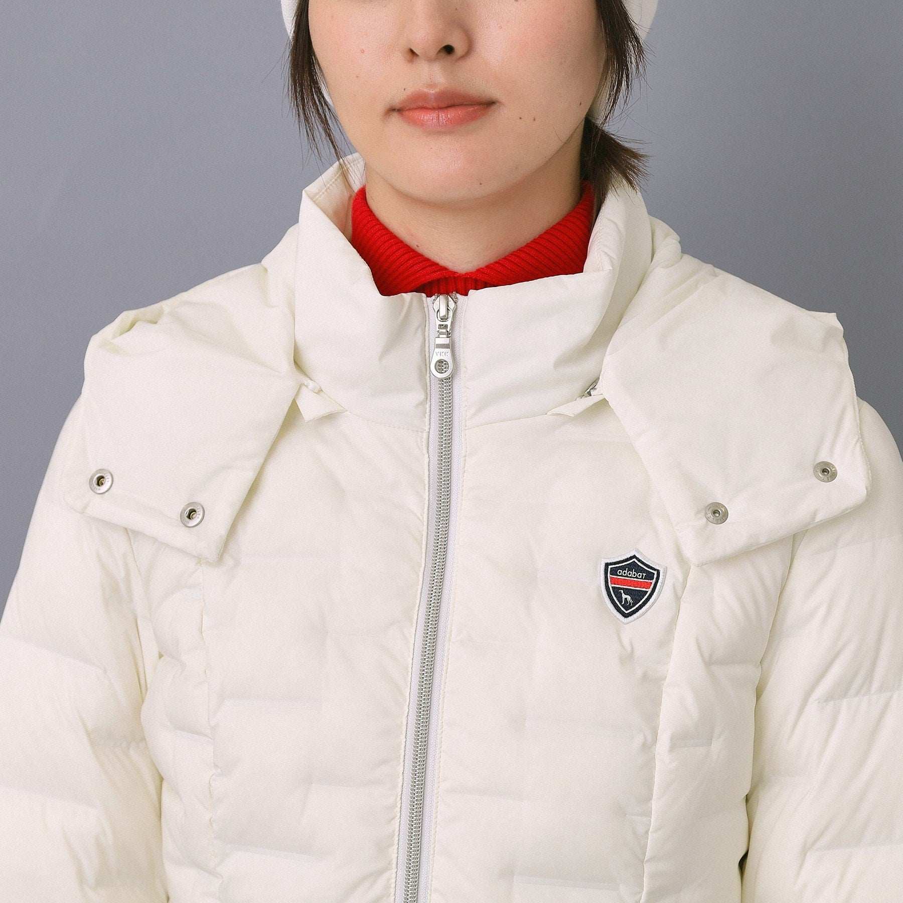 アダバット adabat 【ADABAT NAVY】2WAYストレッチダウンジャケット （ホワイト(001)） ホワイト(001)