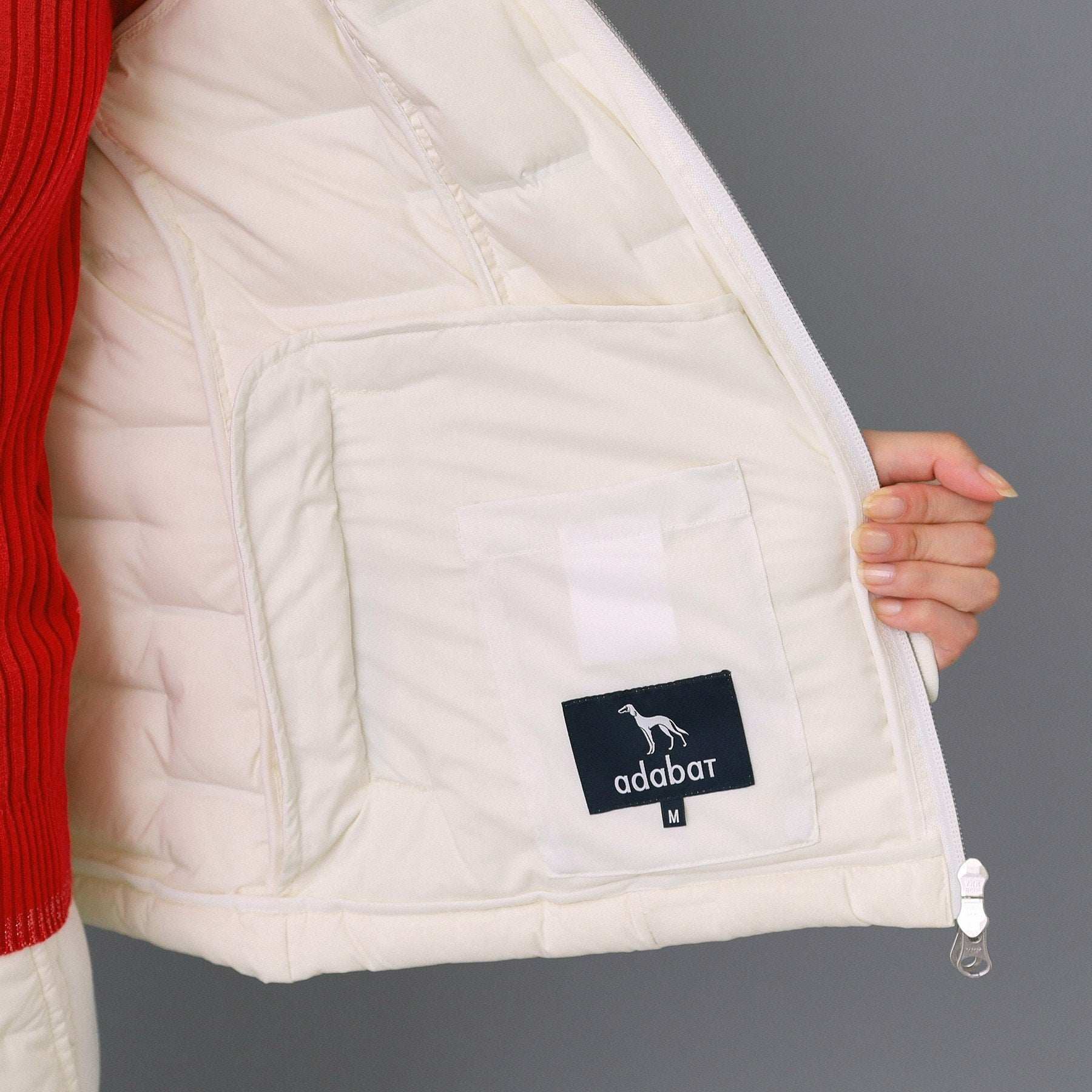 アダバット adabat 【ADABAT NAVY】2WAYストレッチダウンジャケット （ホワイト(001)） ホワイト(001)