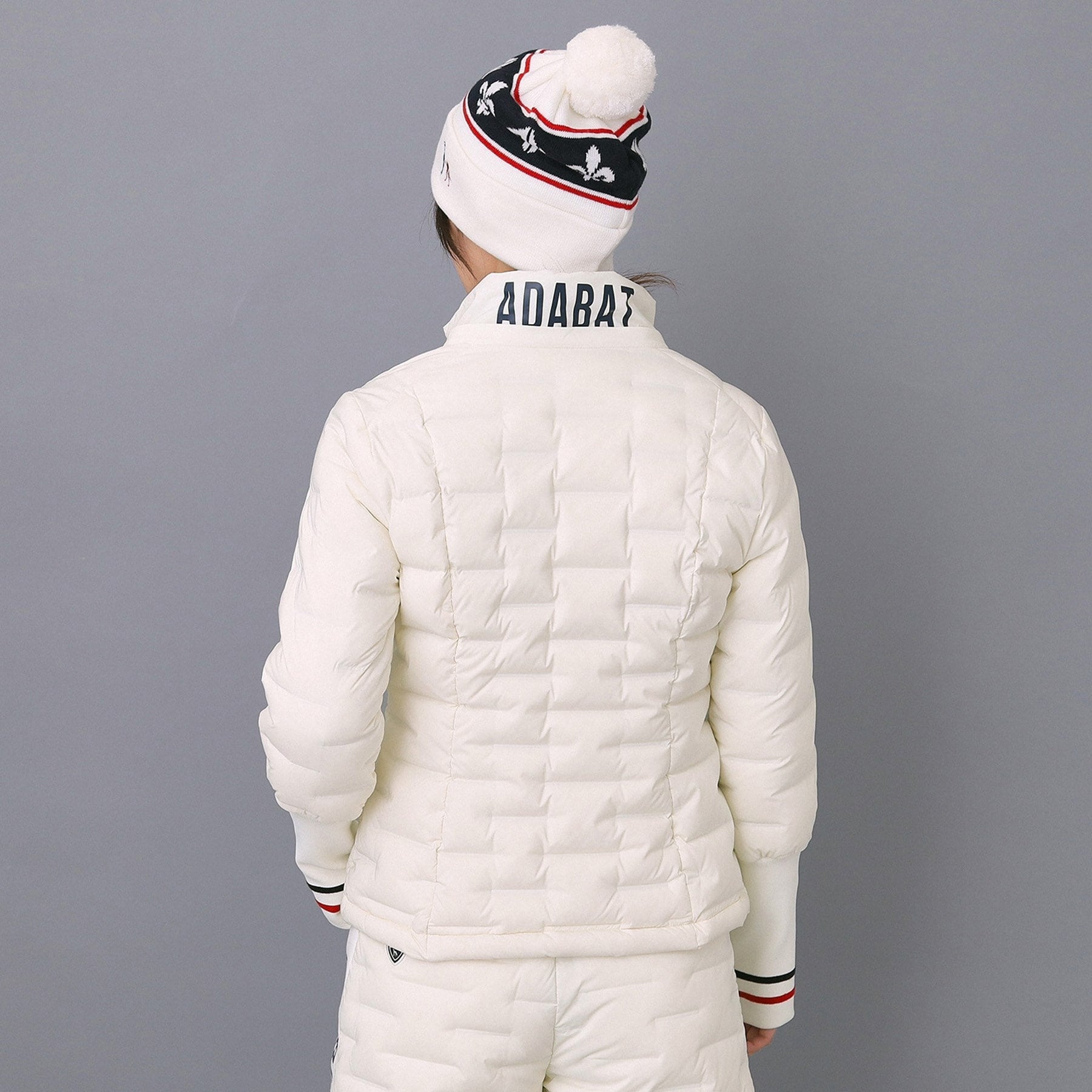 アダバット adabat 【ADABAT NAVY】2WAYストレッチダウンジャケット （ホワイト(001)） ホワイト(001)