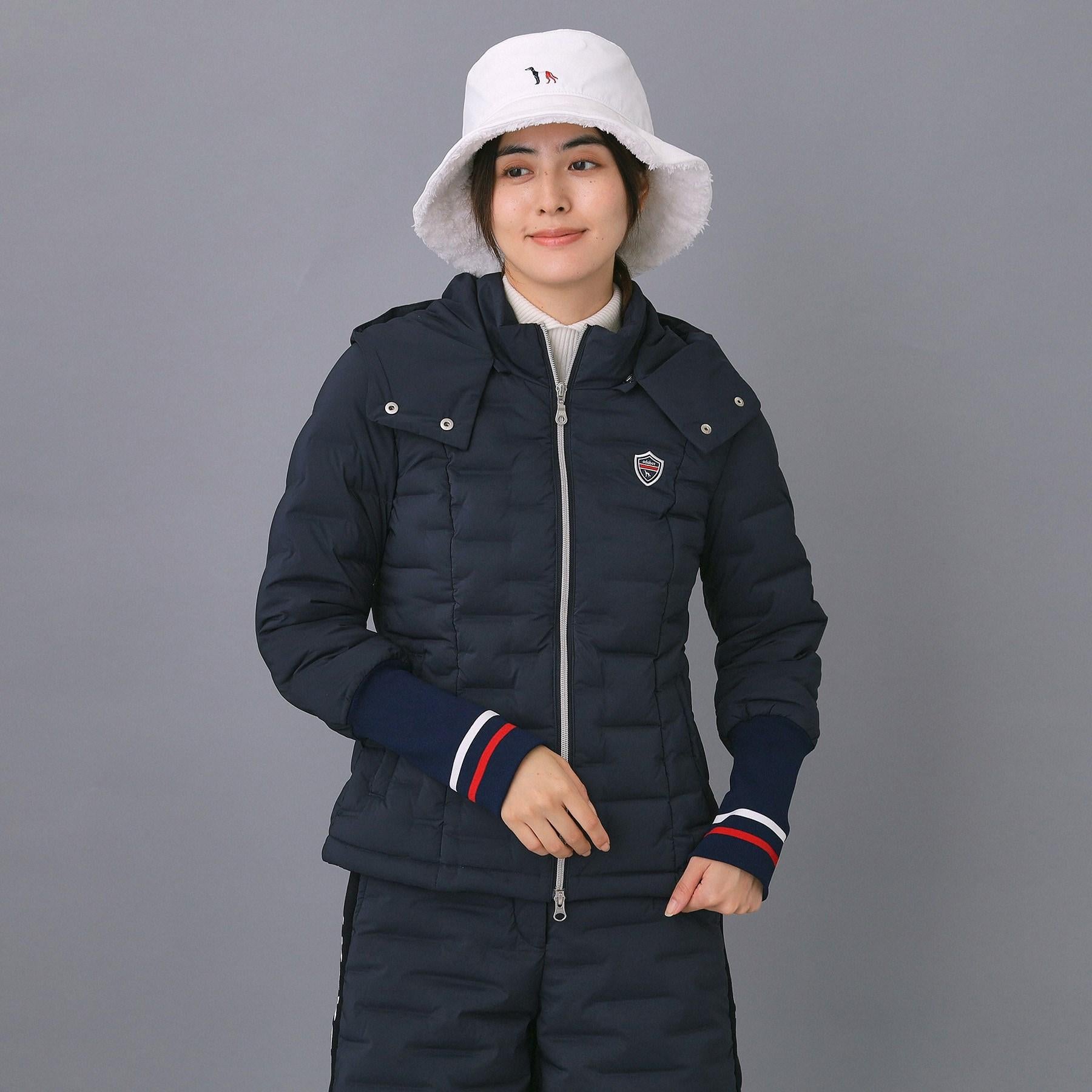 アダバット adabat 【ADABAT NAVY】2WAYストレッチダウンジャケット （ホワイト(001)） ホワイト(001)