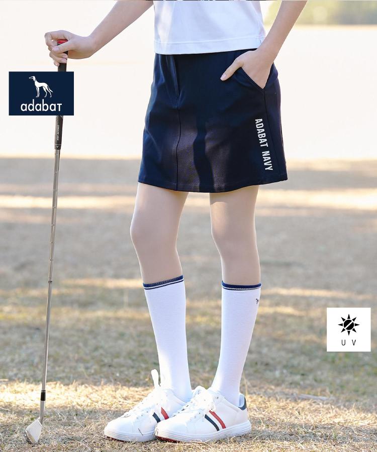 アダバット adabat ◆【ADABAT NAVY】UVポンチAラインスカート （ネイビー(094)） ネイビー(094)