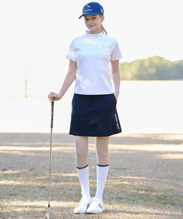 アダバット adabat ◆【ADABAT NAVY】UVポンチAラインスカート （ネイビー(094)） ネイビー(094)