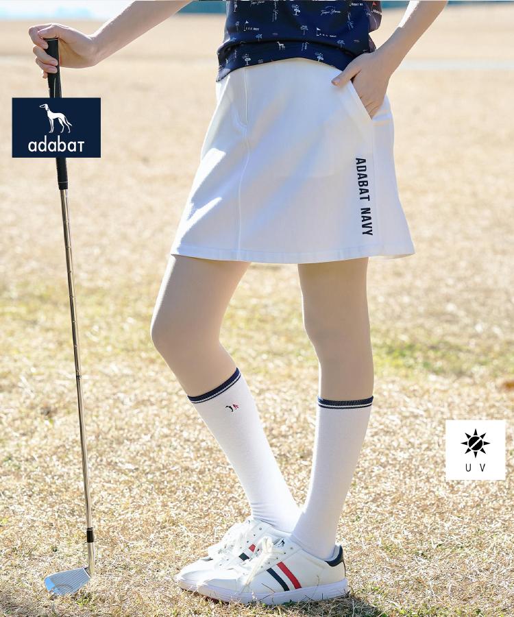 アダバット adabat ◆【ADABAT NAVY】UVポンチAラインスカート （ネイビー(094)） ネイビー(094)