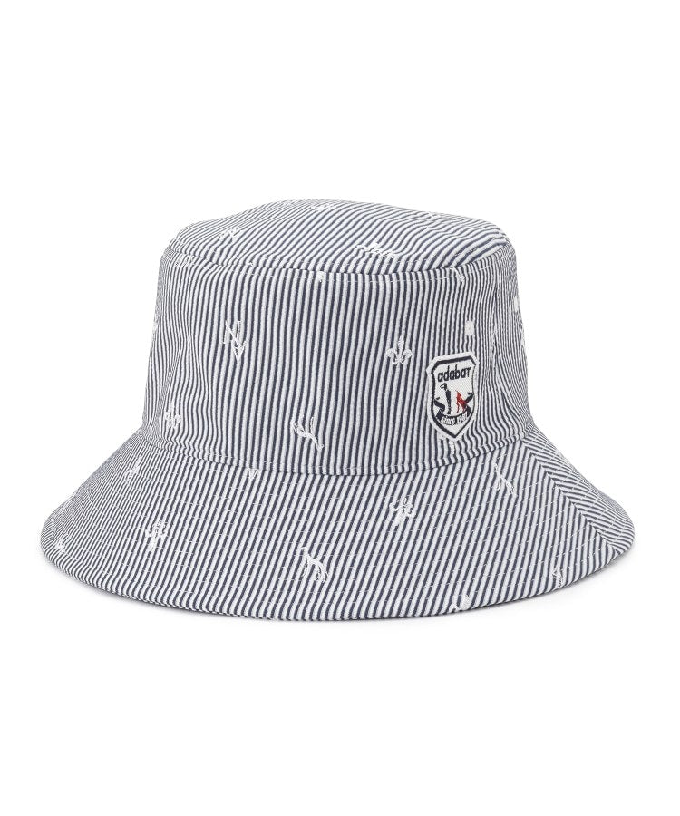 アダバット adabat 【ADABAT NAVY】飛び柄刺しゅうハット （ネイビー(394)） ネイビー(394)