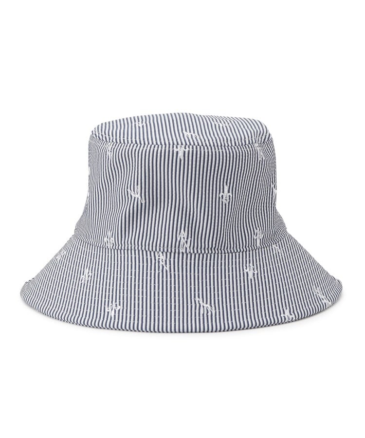 アダバット adabat 【ADABAT NAVY】飛び柄刺しゅうハット （ネイビー(394)） ネイビー(394)