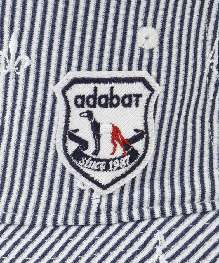 アダバット adabat 【ADABAT NAVY】飛び柄刺しゅうハット （ネイビー(394)） ネイビー(394)