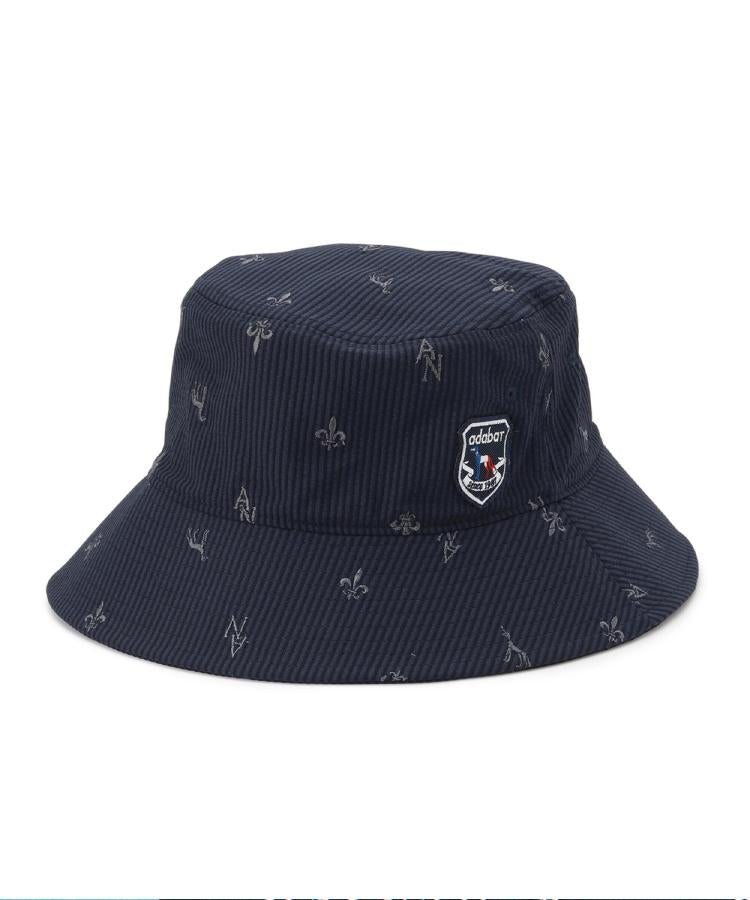 アダバット adabat 【ADABAT NAVY】飛び柄刺しゅうハット （ネイビー(394)） ネイビー(394)