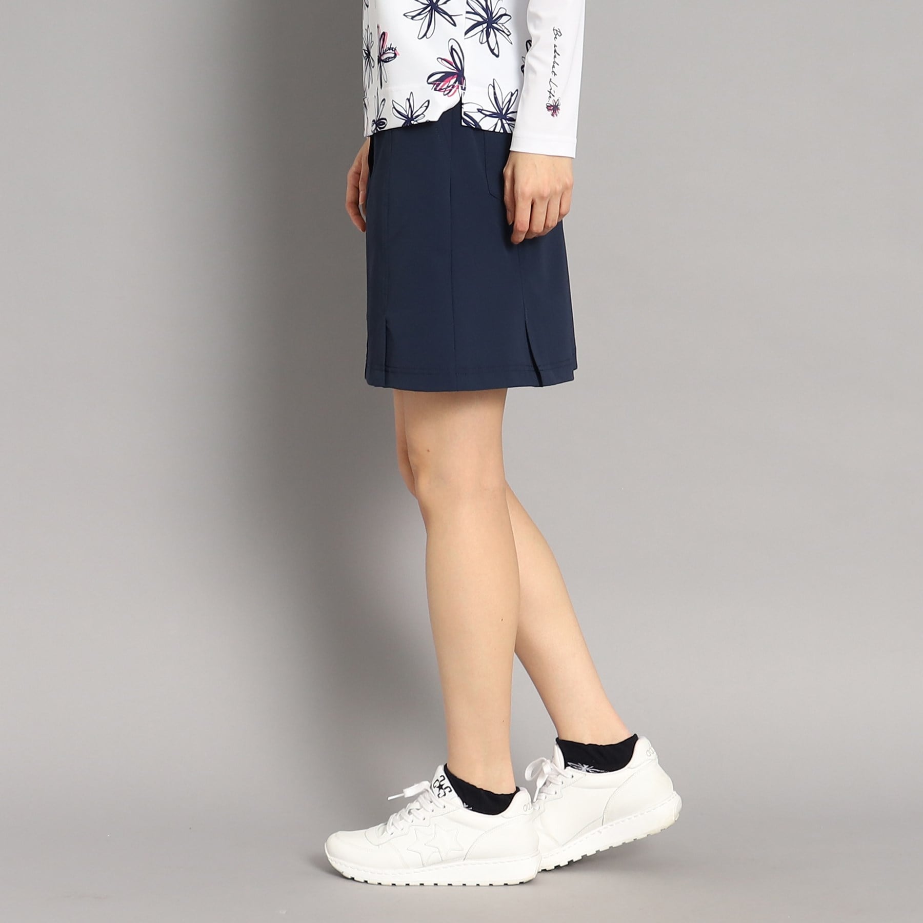 adabat [Water-repellent] Stretch A-line Skirt