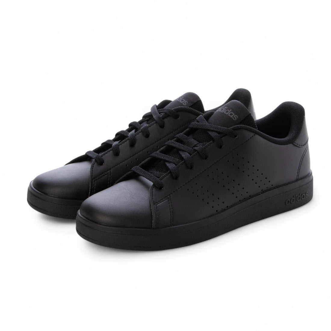 アディダス adidas ADVANCOURT BASE2.0 K コートタイプスニーカー （コアブラック/コアブラック/グレーシックス） コアブラック/コアブラック/グレーシックス