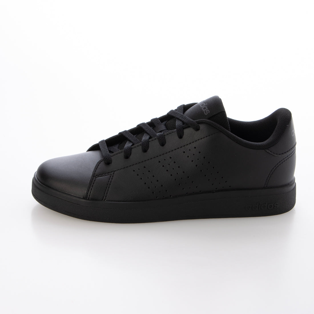 アディダス adidas ADVANCOURT BASE2.0 K コートタイプスニーカー （コアブラック/コアブラック/グレーシックス） コアブラック/コアブラック/グレーシックス