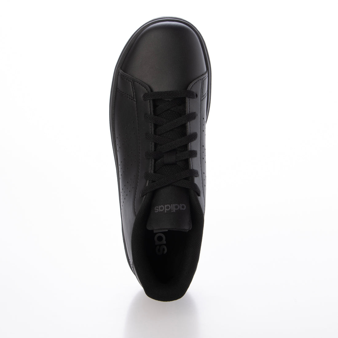 アディダス adidas ADVANCOURT BASE2.0 K コートタイプスニーカー （コアブラック/コアブラック/グレーシックス） コアブラック/コアブラック/グレーシックス