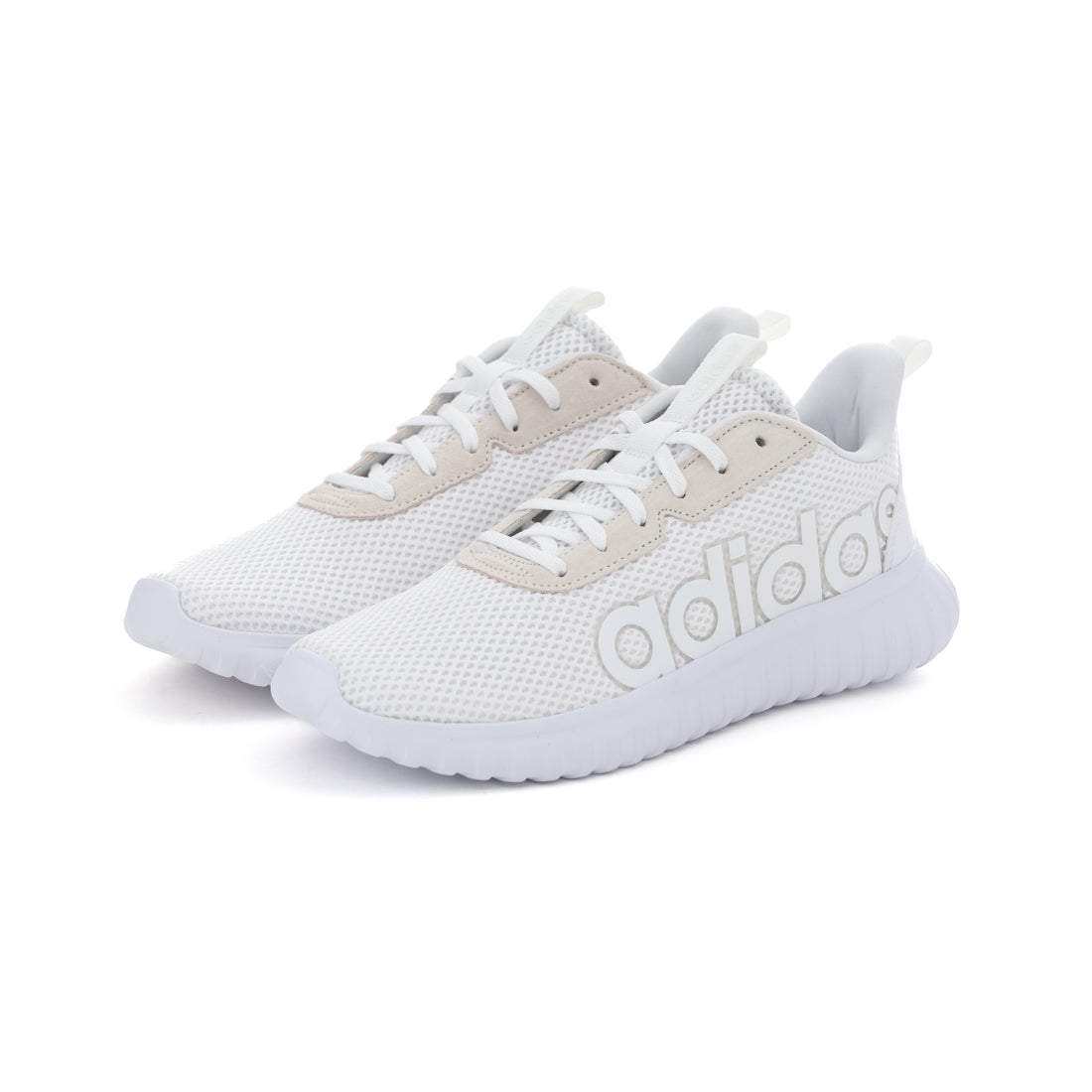 アディダス adidas メンズ スニーカー カプティア ベース M KAPTIR BASE M JR8520 JR8521 軽い 疲れにくい 歩きやすい （Cホワイト/Cホワイト(JR8521)） Cホワイト/Cホワイト(JR8521)