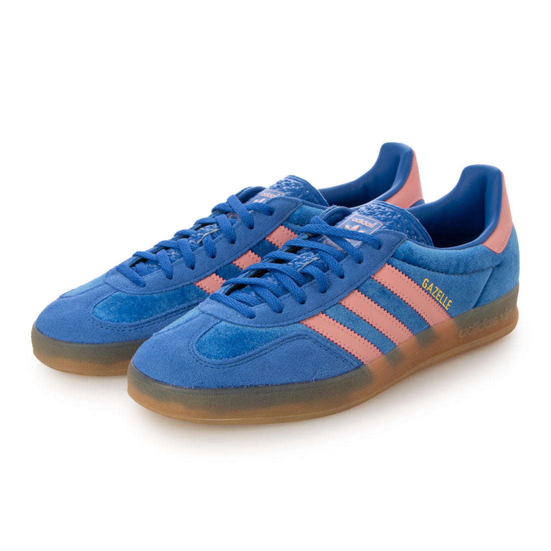アディダス adidas adidas - GAZELLE INDOOR W BLUE SEMI PINK SPARK GUM 3 【IG6785】 （BLUE SEMI PINK SPARK GUM） BLUE SEMI PINK SPARK GUM