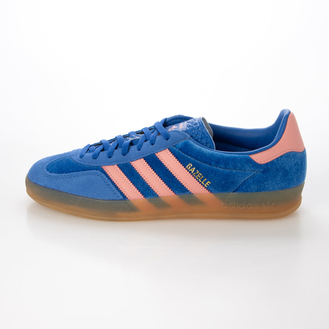 アディダス adidas adidas - GAZELLE INDOOR W BLUE SEMI PINK SPARK GUM 3 【IG6785】 （BLUE SEMI PINK SPARK GUM） BLUE SEMI PINK SPARK GUM