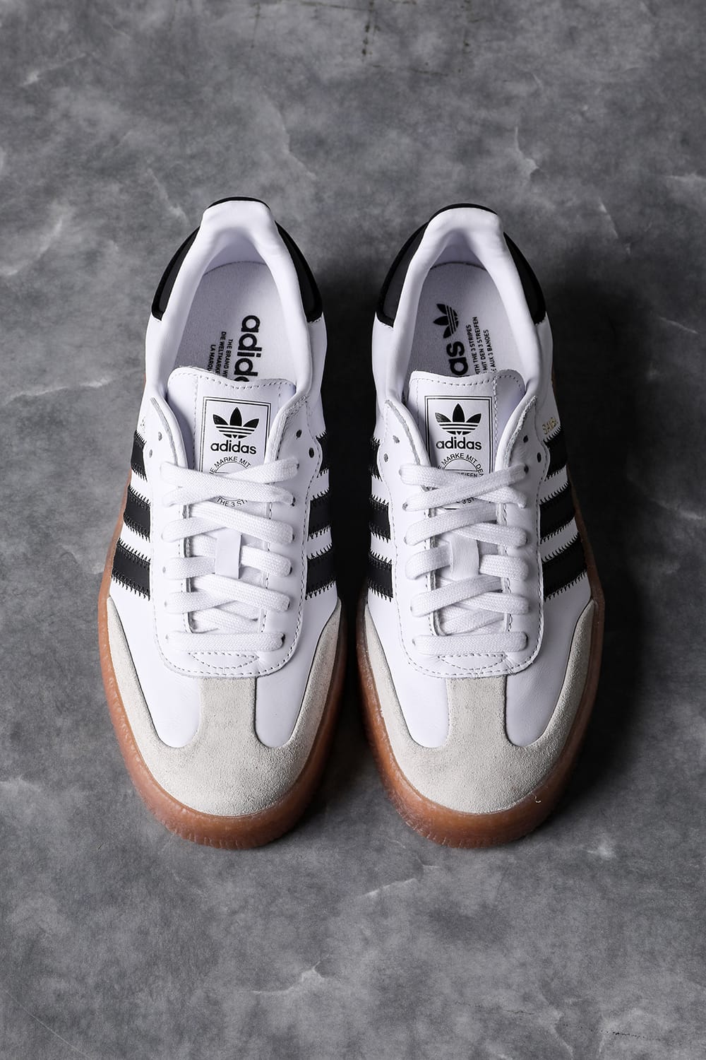 アディダス adidas SAMBAE W （White × Black × Gold Metallic） White × Black × Gold Metallic