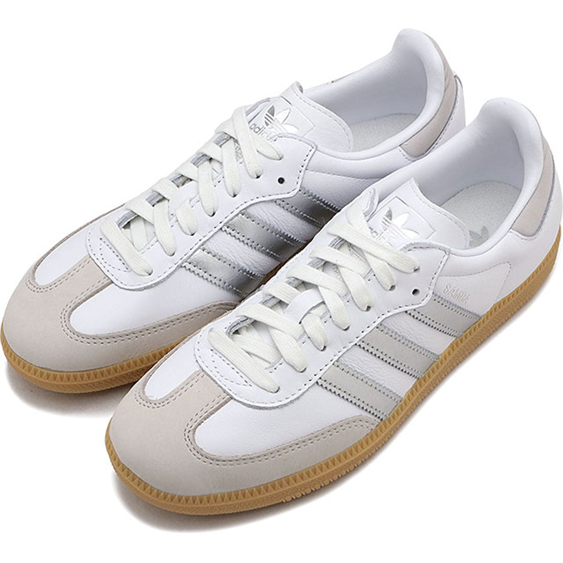 アディダス adidas SAMBA OG W フットウェアホワイト/シルバーメタリック/グレーワン [NJI73/JI2725] （フットウェアホワイト/シルバーメタリック/グレーワン） フットウェアホワイト/シルバーメタリック/グレーワン