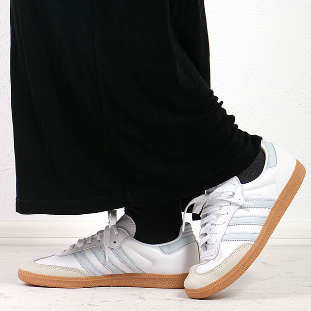 アディダス　SAMBA OG W(オフホワイト)24cm adidas SAMBA OG W Footwear White/Halo Blue/Off White [NKG95/IE0877 SS2