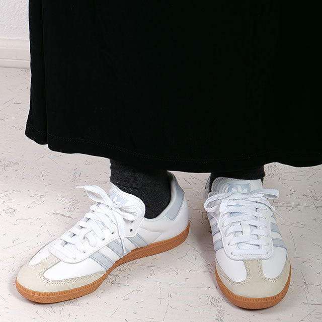 adidas gazelle silver green womens adidas SAMBA OG W Footwear White/Halo Blue/Off White [NKG95/IE0877 SS2