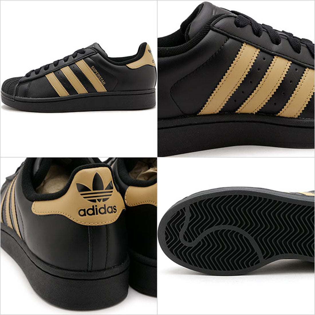 アディダス adidas SUPERSTAR II W コアブラック/カードボード/コアブラック [OPH46/JS1340] （コアブラック/カードボード/コアブラック） コアブラック/カードボード/コアブラック