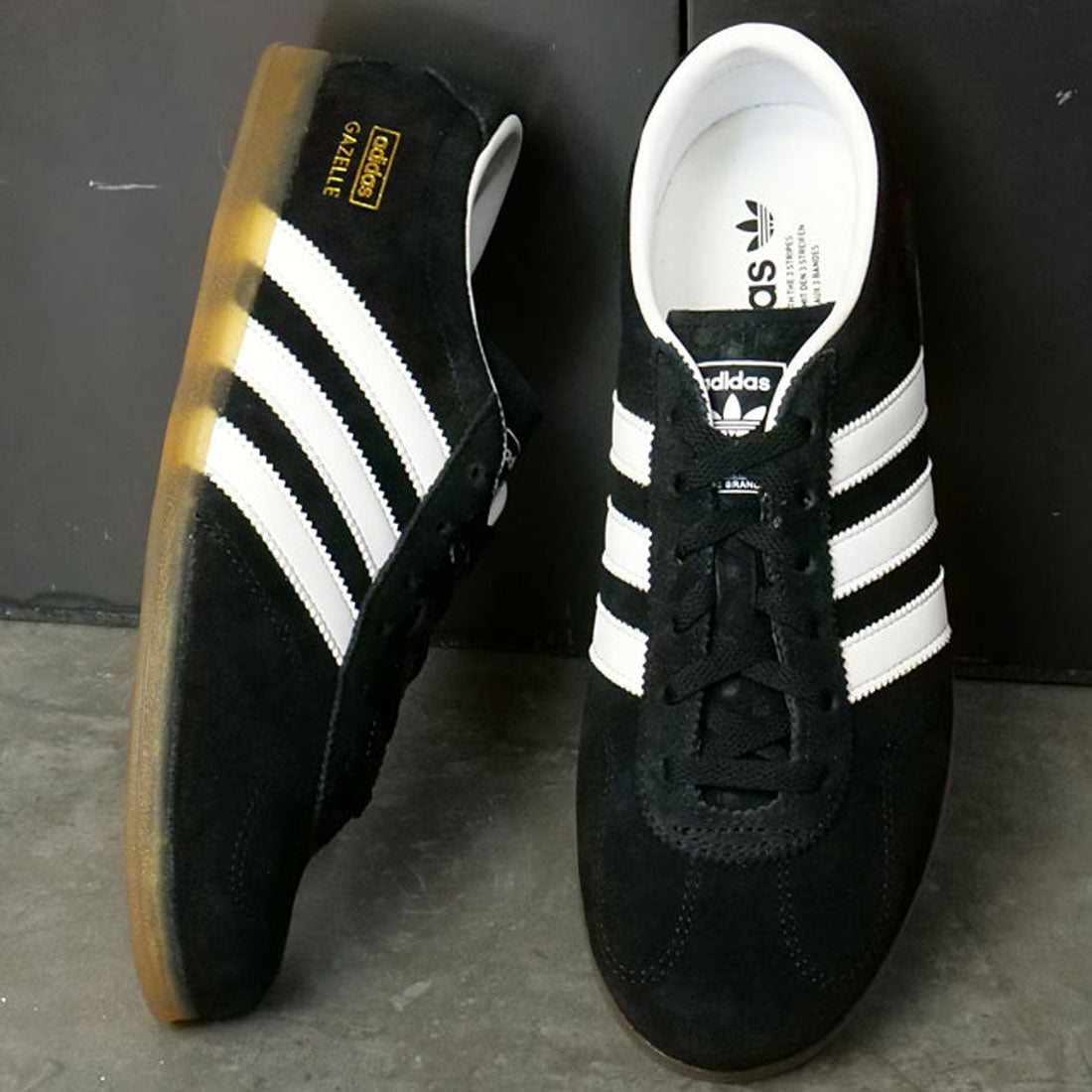 アディダス adidas GAZELLE LO PRO W コアブラック/フットウェアホワイト/ガム [ONR41/JR8886] （コアブラック/フットウェアホワイト/ガム） コアブラック/フットウェアホワイト/ガム