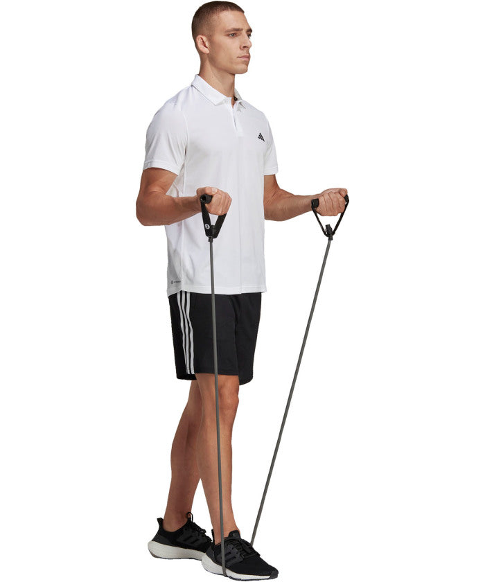 アディダス adidas アディダス adidas トレイン エッセンシャルズ トレーニング ポロシャツ 半袖シャツ Tシャツ メンズ 男性用 ロゴ ワンポイント 筋ト （JN1460 カレッジグリーン/ホ） JN1460 カレッジグリーン/ホ