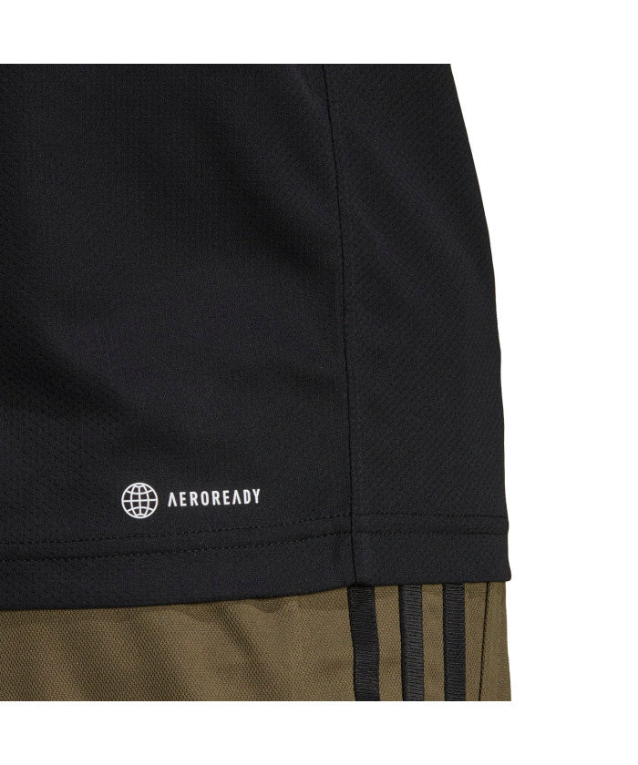 アディダス adidas アディダス adidas トレイン エッセンシャルズ トレーニング ポロシャツ 半袖シャツ Tシャツ メンズ 男性用 ロゴ ワンポイント 筋ト （JN1460 カレッジグリーン/ホ） JN1460 カレッジグリーン/ホ
