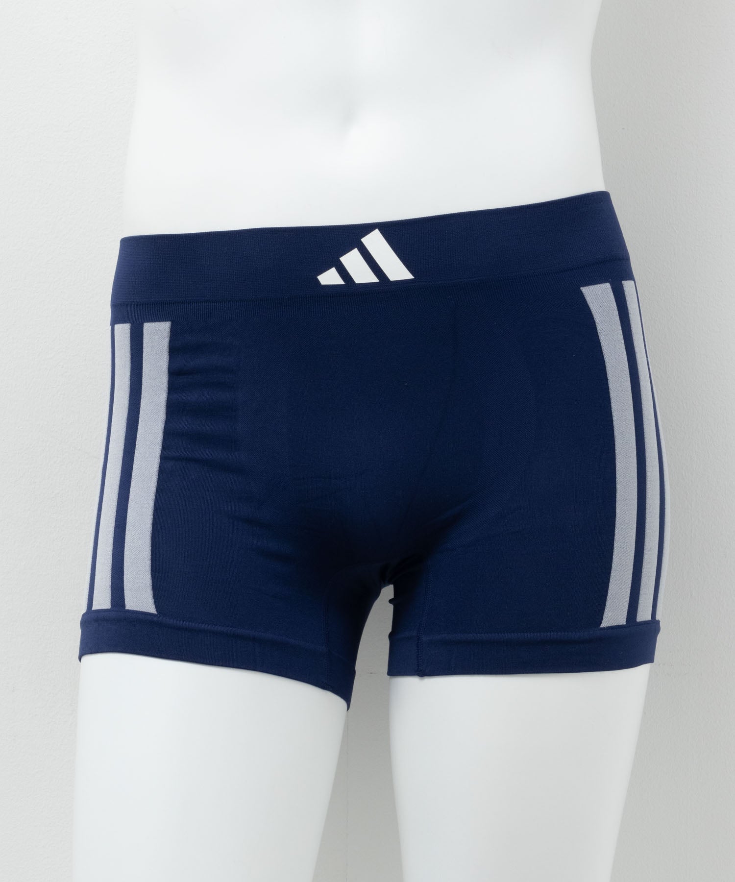 アディダス adidas 成型ボクサーパンツ スリーストライプス【返品不可商品】 （ネイビー） ネイビー