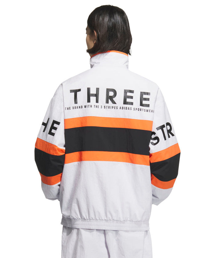 アディダス adidas アディダス adidas ワーディング パック ルーズフィット メッシュ裏地付き ウーブンジャケット  KQD39 （JM2064 ブラック） JM2064 ブラック