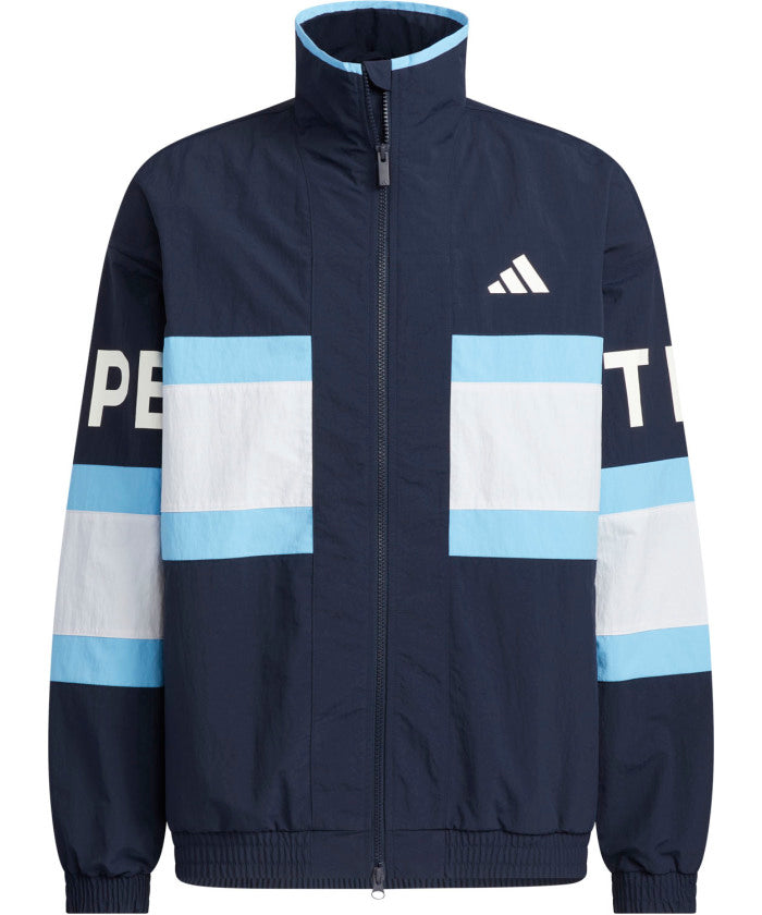 アディダス adidas アディダス adidas ワーディング パック ルーズフィット メッシュ裏地付き ウーブンジャケット  KQD39 （JM2065 レジェンドインク） JM2065 レジェンドインク