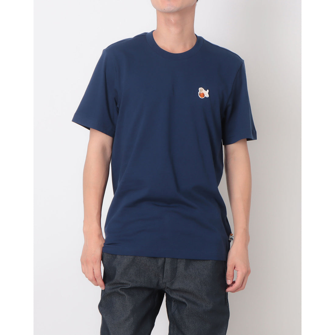 アディダス adidas メンズ Tシャツ M DOG HOOP Tシャツ CO758 （ブルー） ブルー