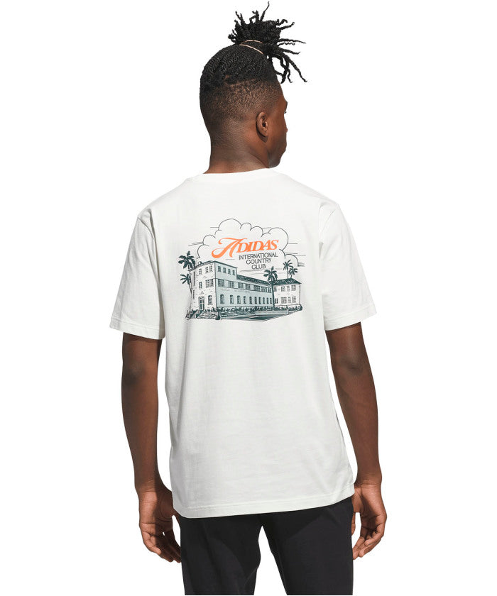 アディダス adidas アディダス adidas カントリークラブ シーニック グラフィック 半袖 T シャツ  JVH77 （JN2512 オフホワイト） JN2512 オフホワイト